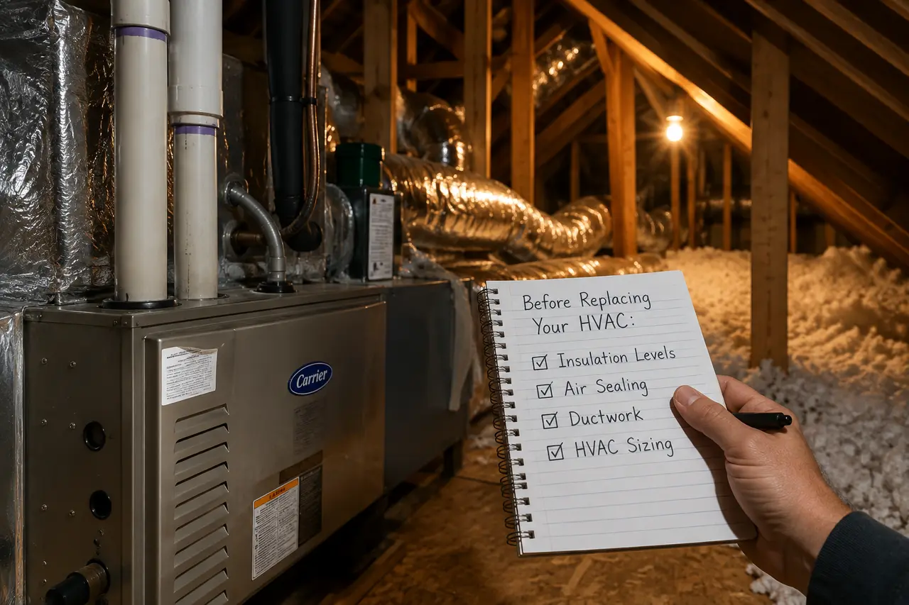 Should I Insulate Before Replacing My HVAC System?